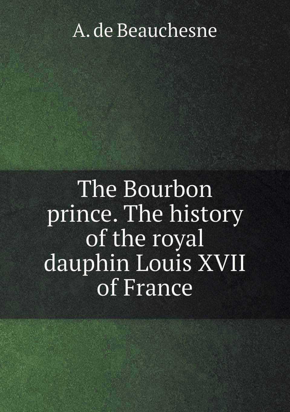 The Bourbon prince. The history of the royal dauphin Louis XVII of France Books