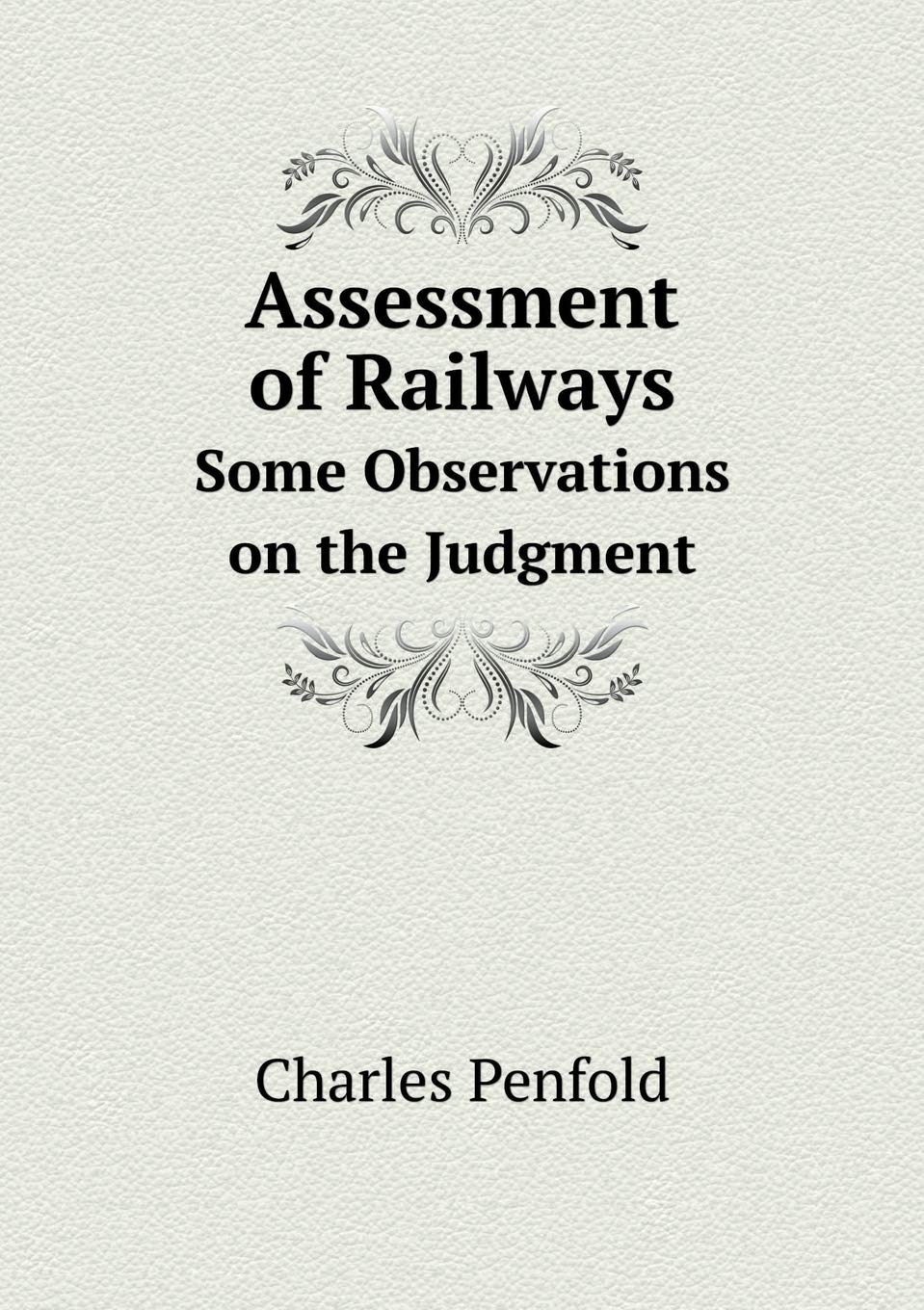 Product Image: Assessment of Railways Some Observations on the Judgment