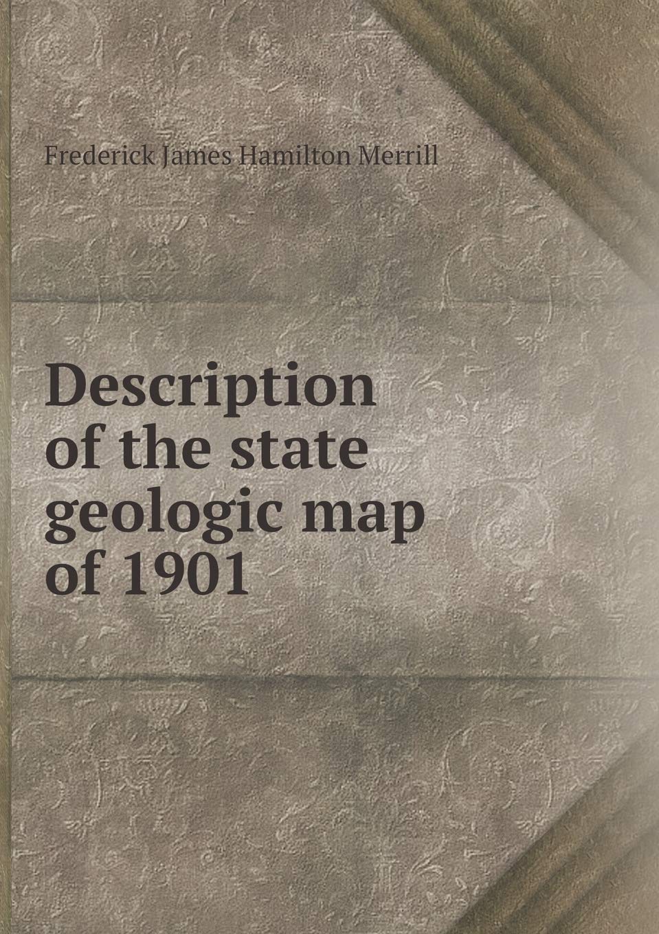 Description of the state geologic map of 1901 Books