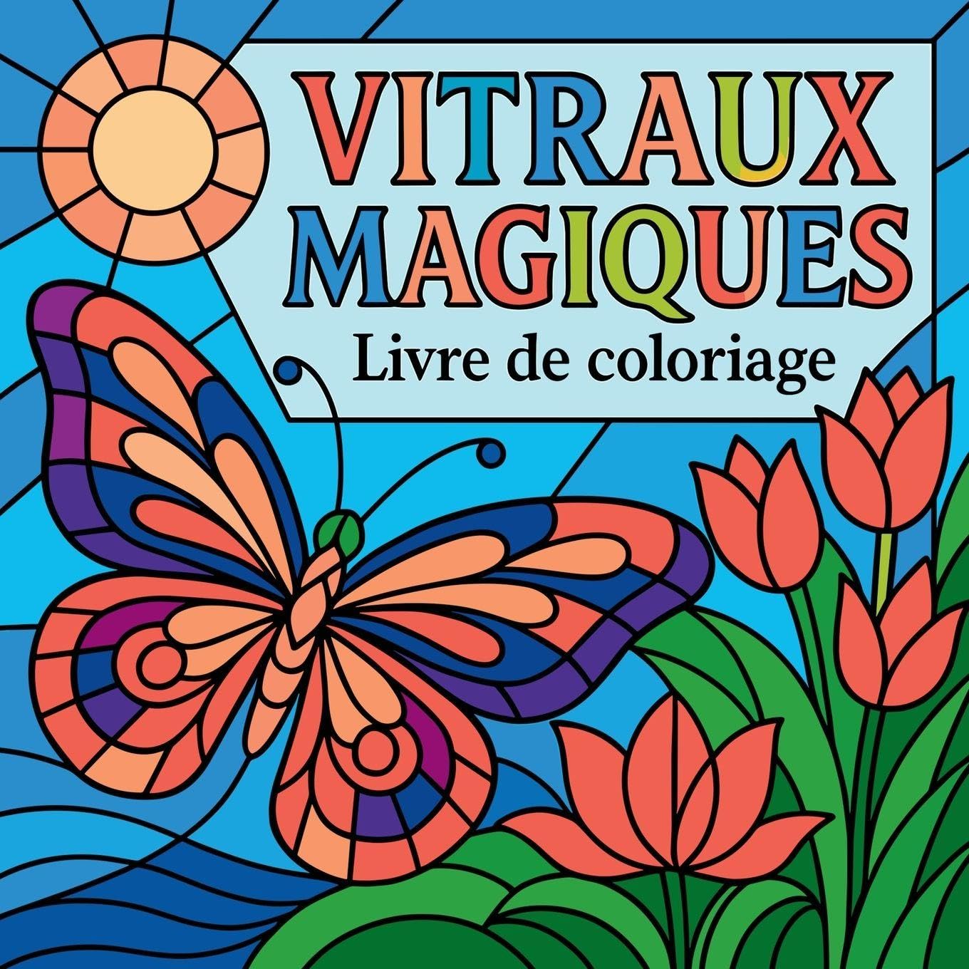 Vitraux Magiques - Livre de Coloriage Architecture
