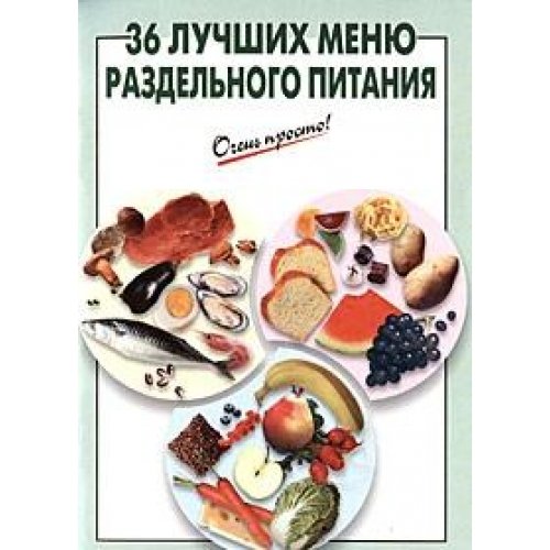 36 luchshih menju razdeljnogo pitanija Books