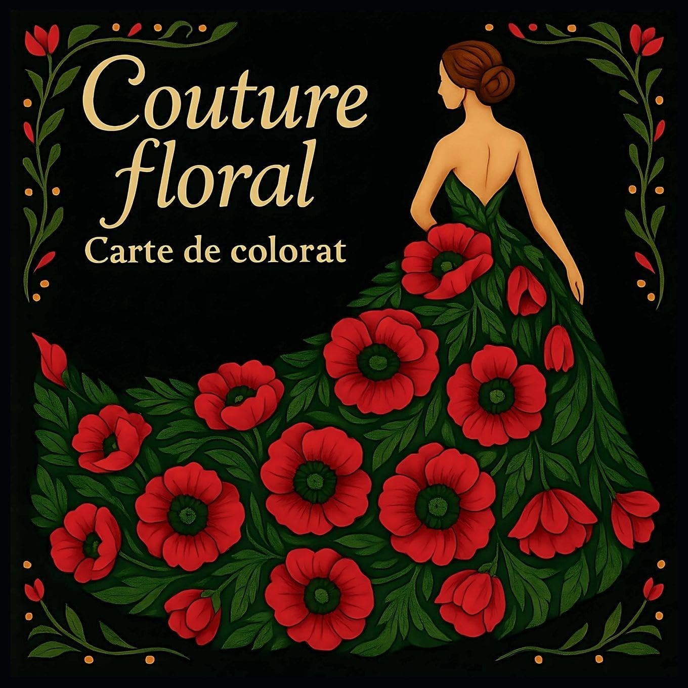 Couture floral Carte de Colorat Garden & Plants