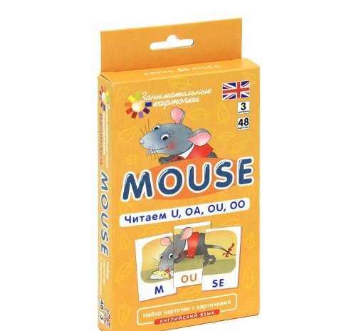 Mouse. Chitaem U, OA, OU, OO. Nabor kartochek Books