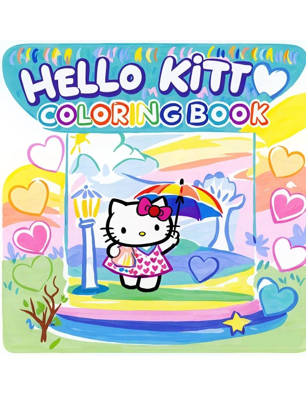 Hello kitty Coloring Book: Discover 40+ unique, beautiful coloring pages for kids and fans of all ages Novels & Short Stories