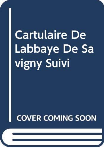Product Image: Cartulaire De Labbaye De Savigny Suivi