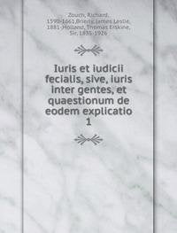 Iuris Et Iudicii Fecialis Sive Iuris in Books
