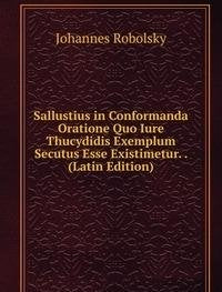 Product Image: Sallustius in Conformanda Oratione Quo