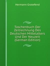 Product Image: Taschenbuch Der Zeitrechnung Des Deutsc