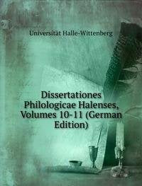 Product Image: Dissertationes Philologicae Halenses, Volumes 10-11 (German Edition)
