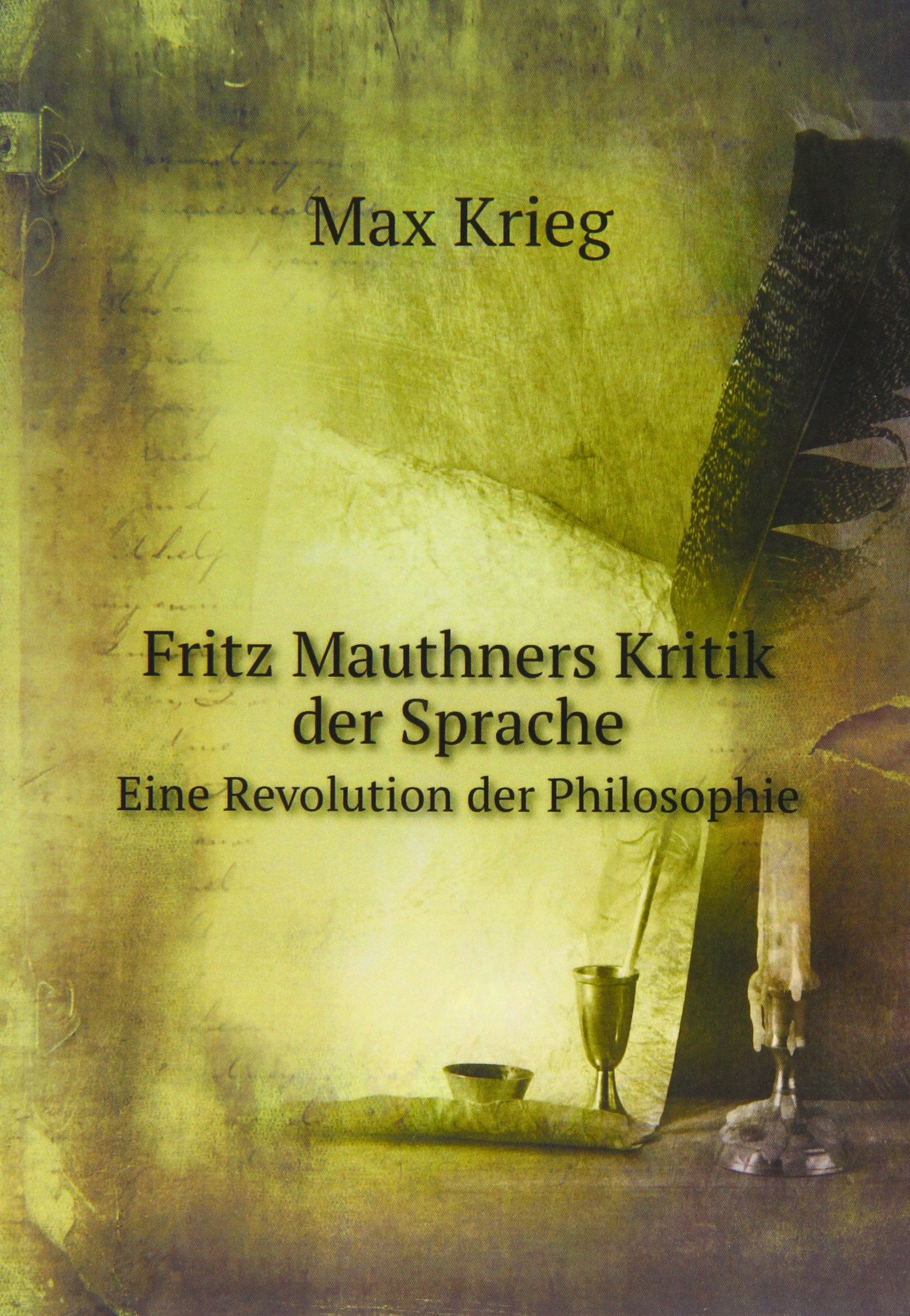 Fritz Mauthners Kritik der Sprache: eine Revolution der Philosophie (German Edition) Politics & History