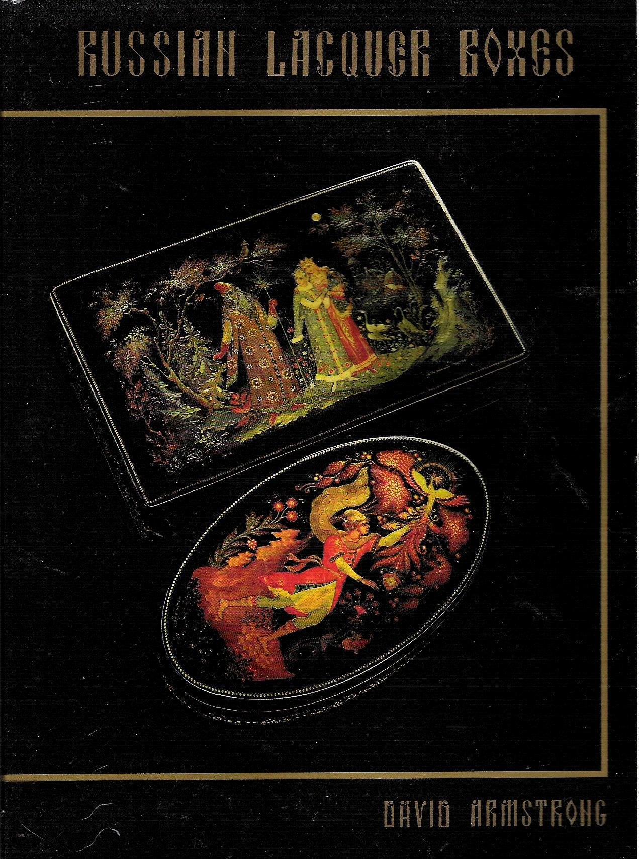 Russian Lacquer Boxes with Index of Subjects and Cyrillic Key Books