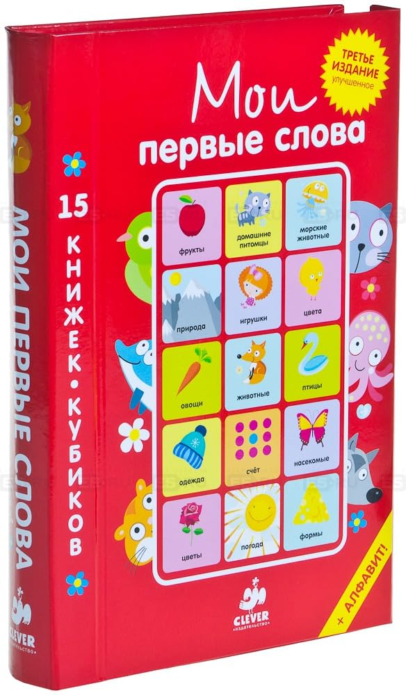 Moi pervye slova. 15 knizhek-kubikov Russkiy yazyk Books