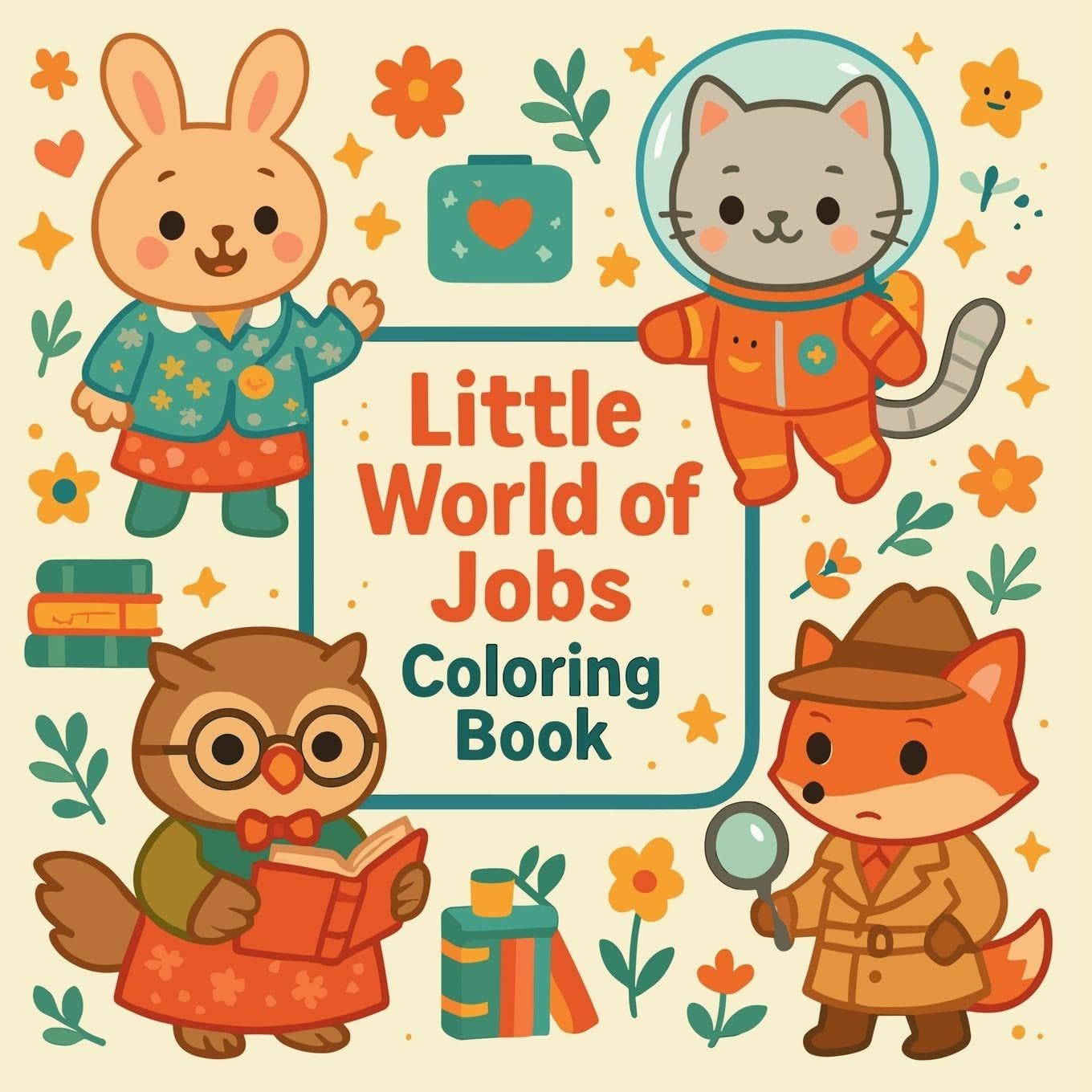 Little World of Jobs - Coloring Book Tiptoi & Games