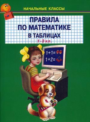 Pravila po matematike v tablitsah. 1-3 klassy book