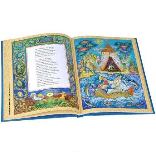 Das Zauberpferd Höckerpferd. Mstjora-Malerei Fairy Tales & Legends