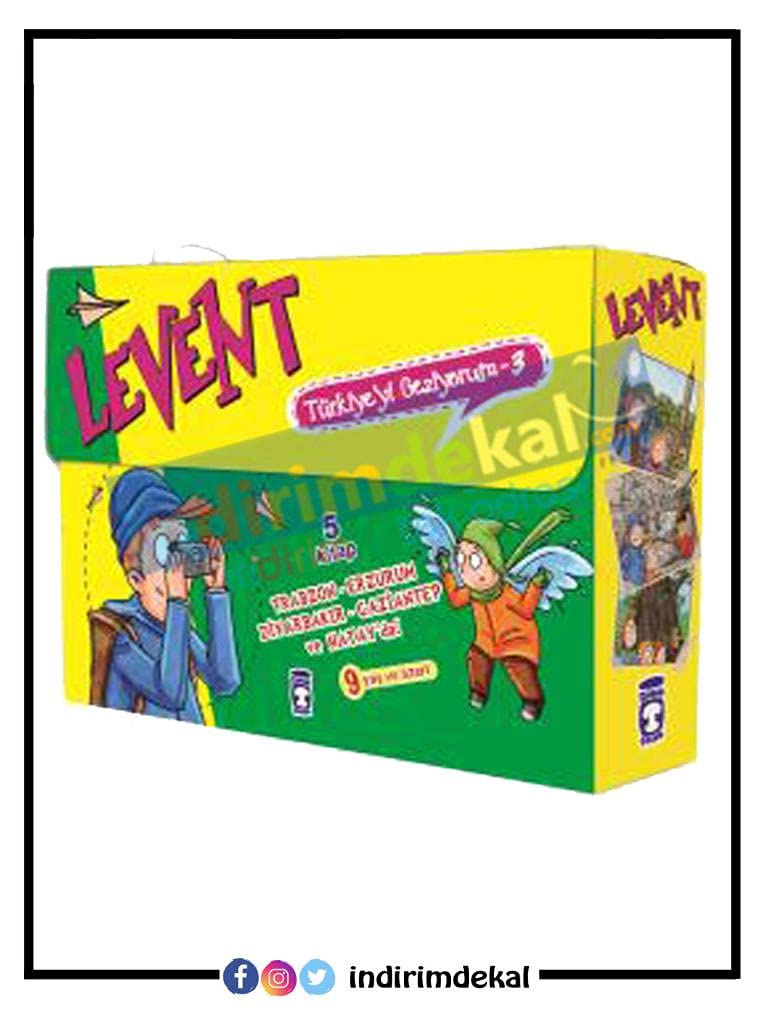 Levent Türkiyeyi Geziyorum 3 5 Kitap Set book