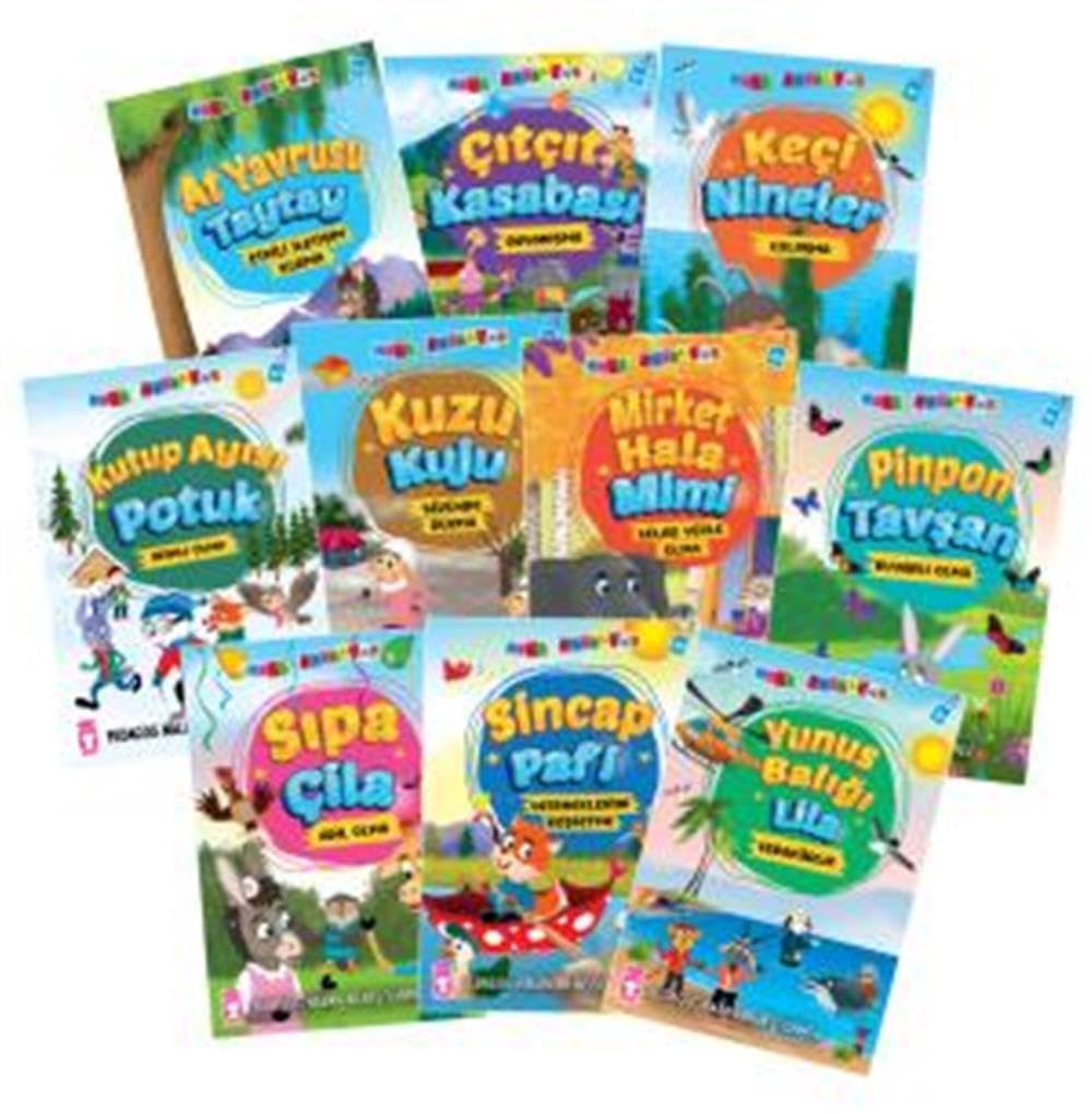 Mini Masallar 5 Seti 10 Kitap Takim Fairy Tales & Legends