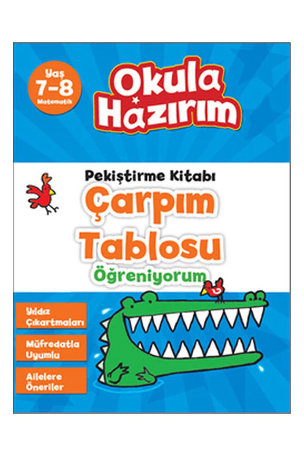 Pekiştirme Kitabı Çaprım Tablosu Öğreniyorum: 100'den Fazla Yıldız Çıkartması book