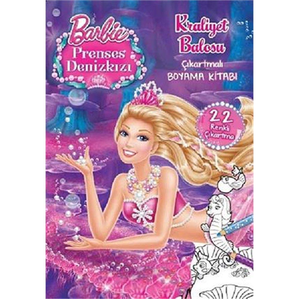 Barbie Prenses Deniz Kızı / Kraliyet Balosu Çıkartmalı Boyama Contemporary literature