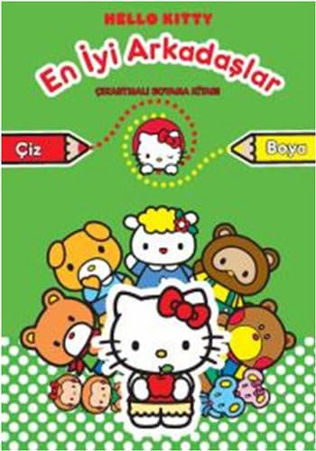 Hello Kitty En İyi Arkadaşlar - Çıkartmalı Boyama: Çiz - Boya Contemporary literature