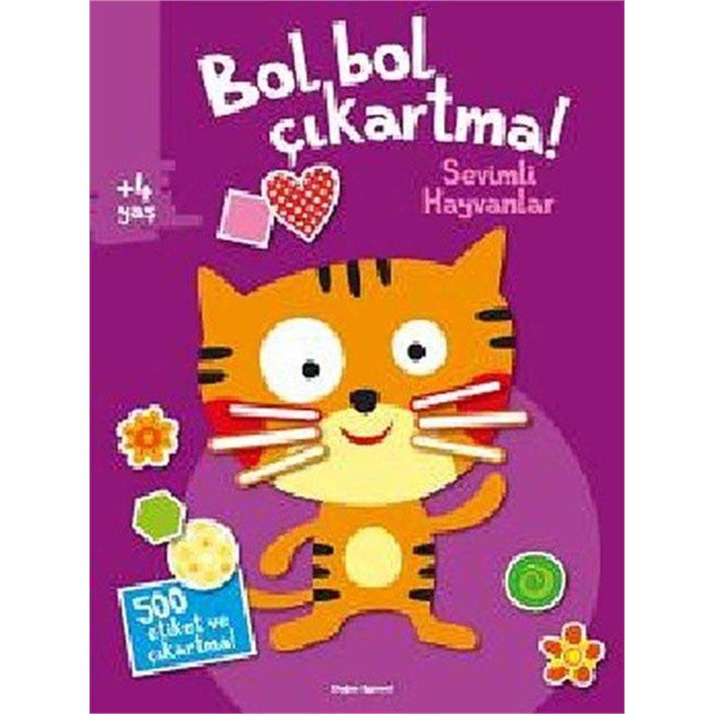 Bol Bol Çıkartma - Sevimli Hayvanlar: 500 Etiket ve Çıkartma Contemporary literature