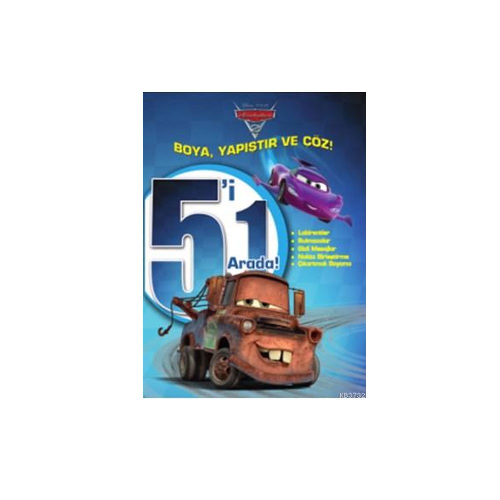 Disney Arabalar: 5'i 1 Arada Boya Yapıştır ve Çöz Contemporary literature
