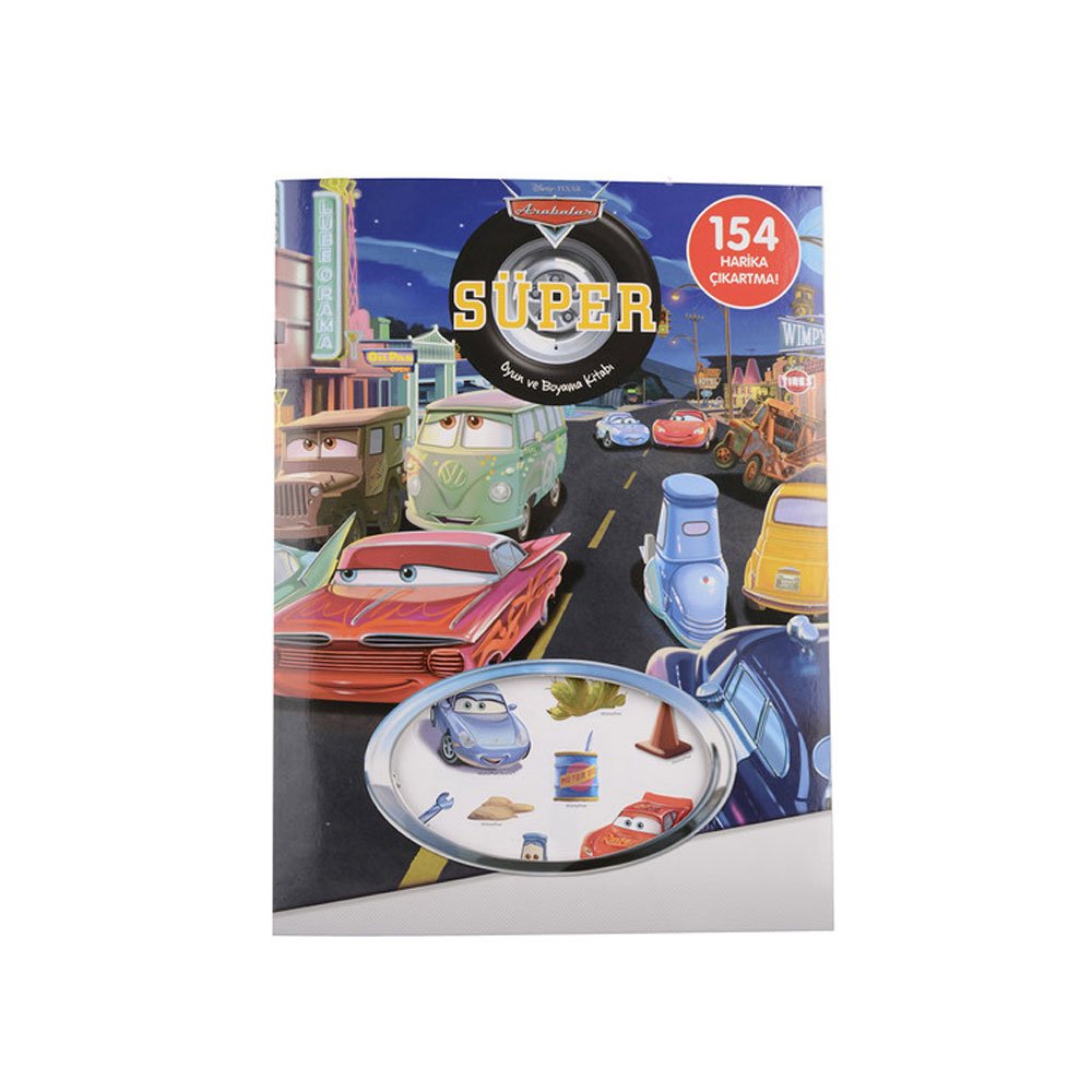 Disney Arabalar Süper Oyun ve Boyama Kitabı: 154 Harika Çıkartma! Contemporary literature