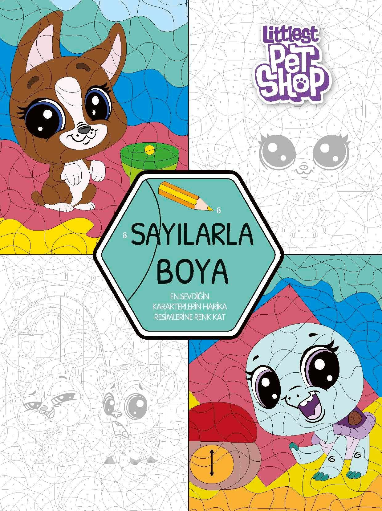 Sayılarla Boya - Littlest Pet Shop book