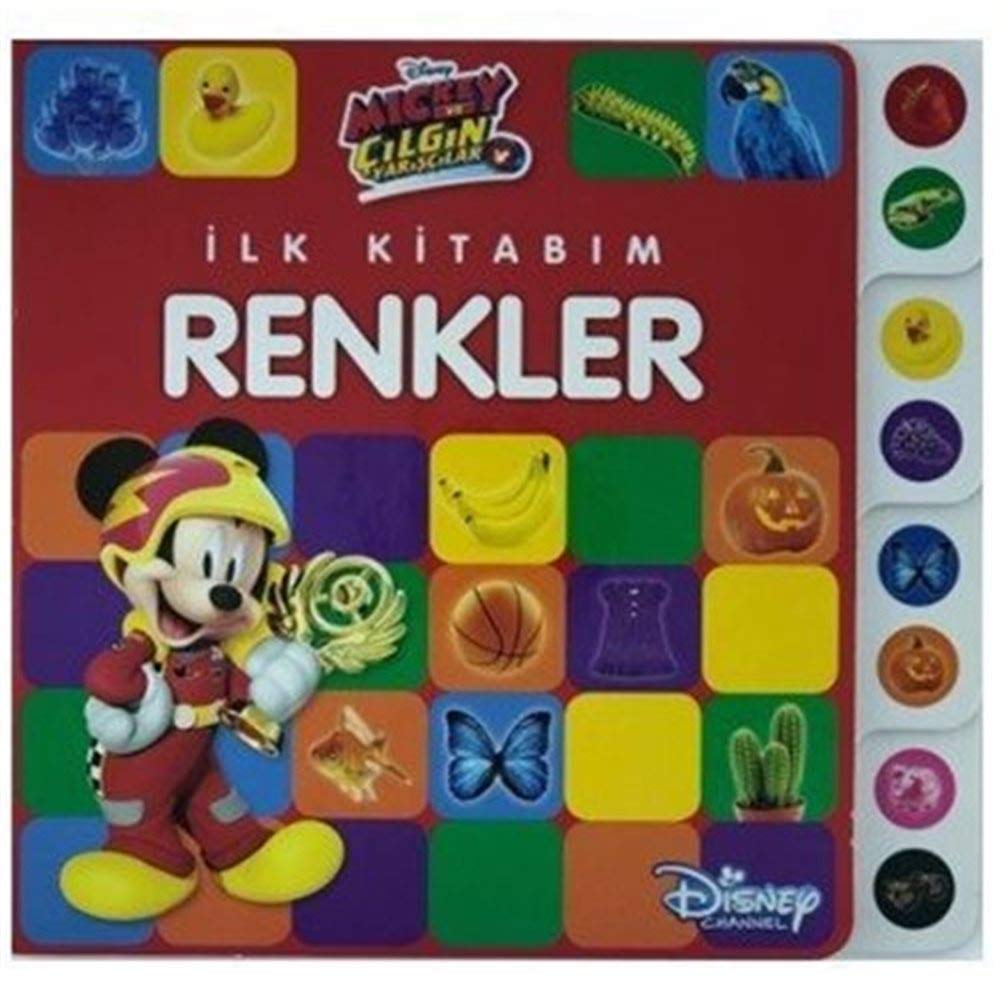 Mickey ve Cilgin Yariscilar - Ilk Kitabim Renkler Contemporary literature