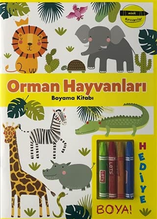 Minik Ressamlar - Orman Hayvanları Boyama Kitabı Fairy Tales & Legends