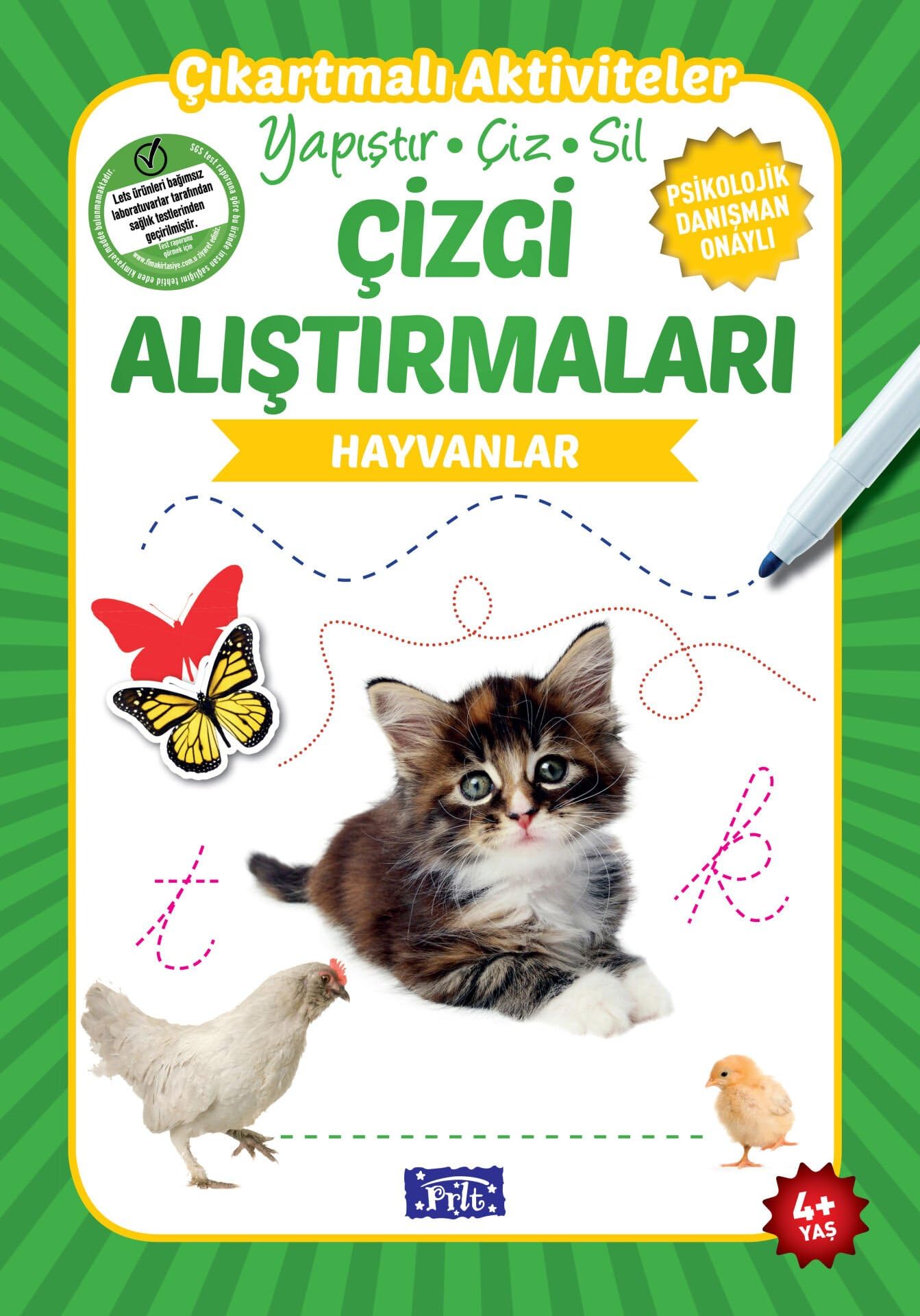 Cizgi Alistirmalari Hayvanlar Books