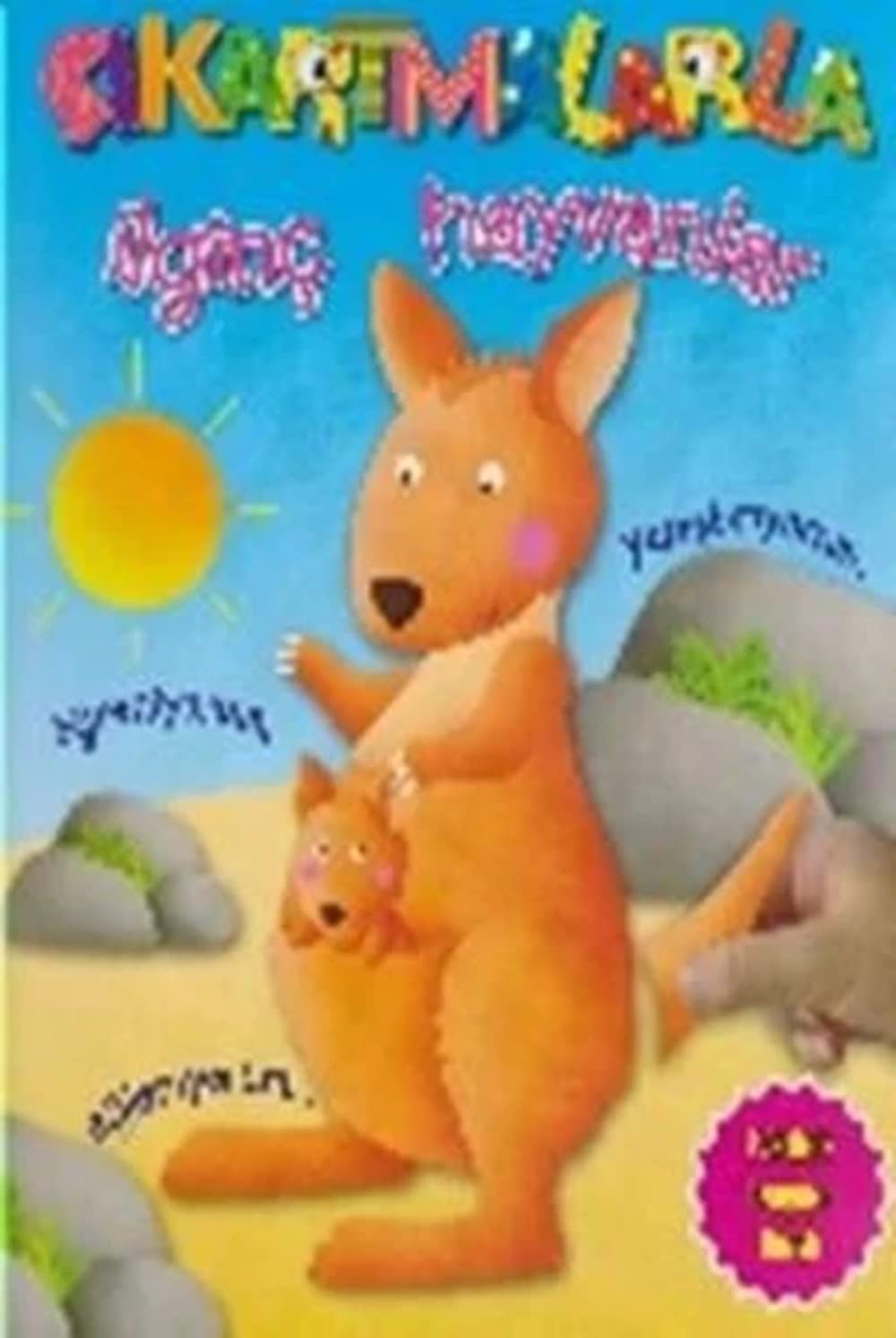 Çıkartmalarla İlginç Hayvanlar Books