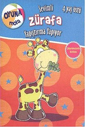 Sevimli Zürafa Yapıştırma Yapıyor Books