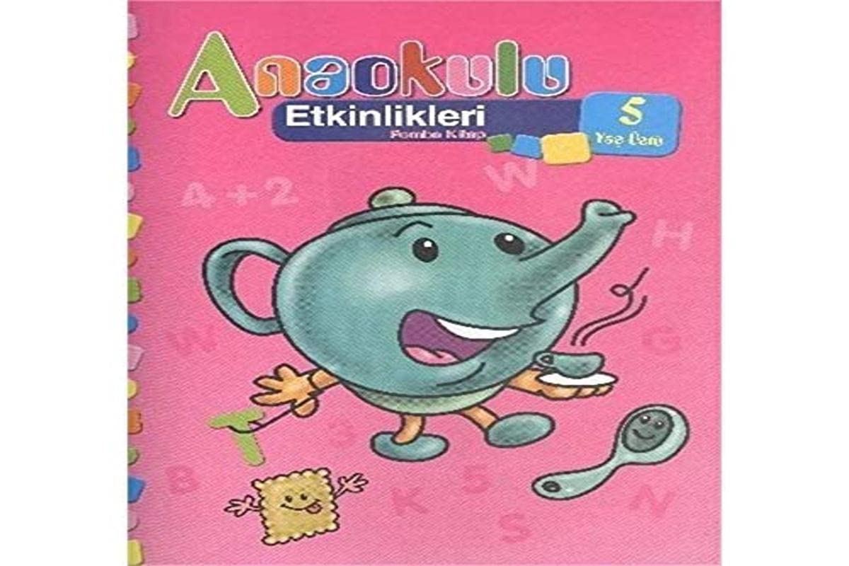 Anaokulu Etkinlikleri Pembe Kitap: 5 Yas Üstü Children's books