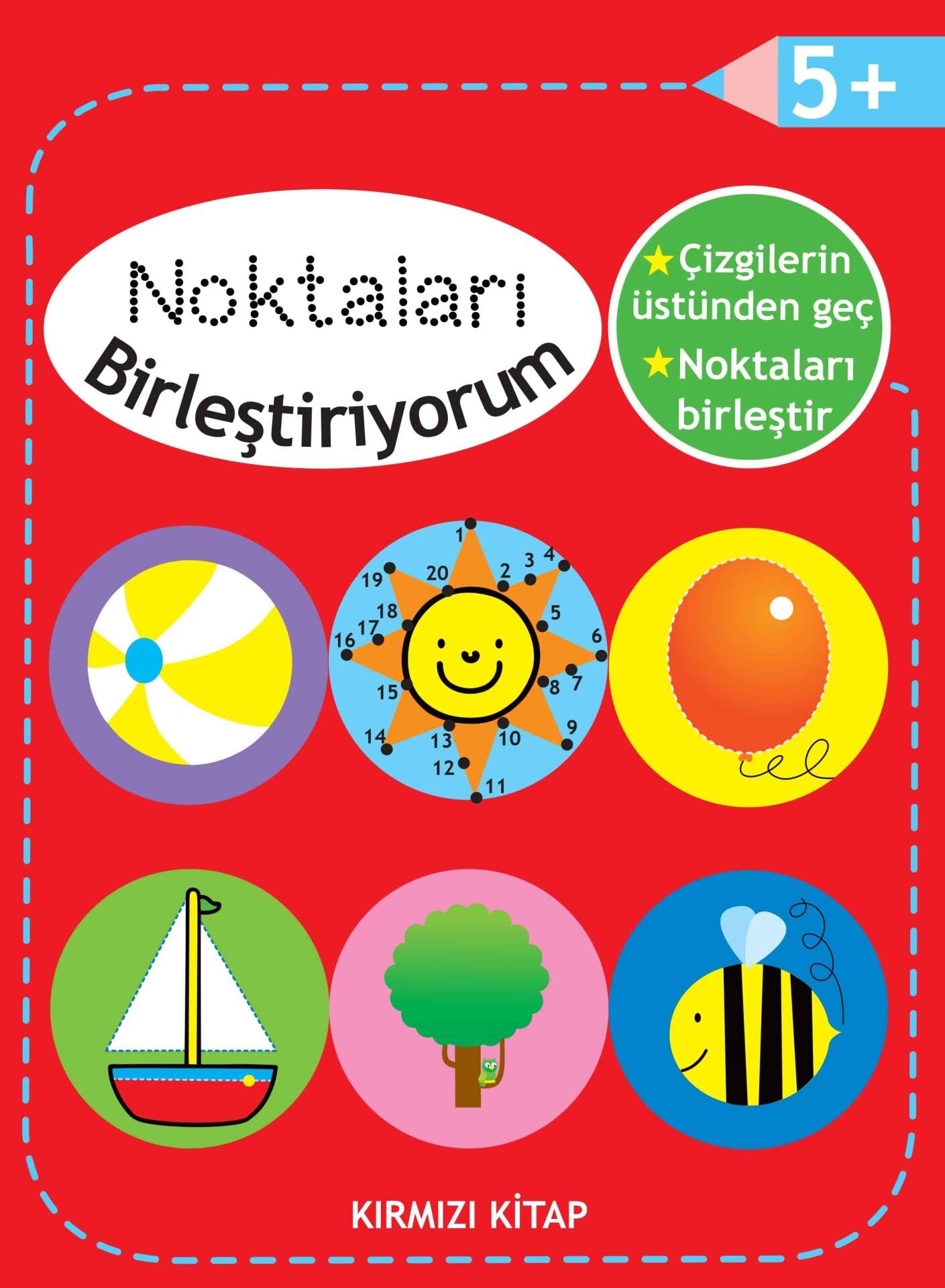 Noktalari Birlestiriyorum Kirmizi Kitap 5 Yas Ustu Books