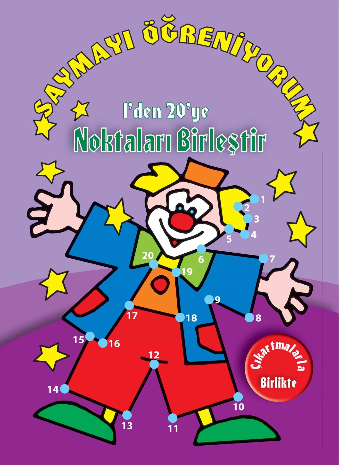 Saymayi Ögreniyorum: 1den 20ye Noktalari Birlestir Children's books