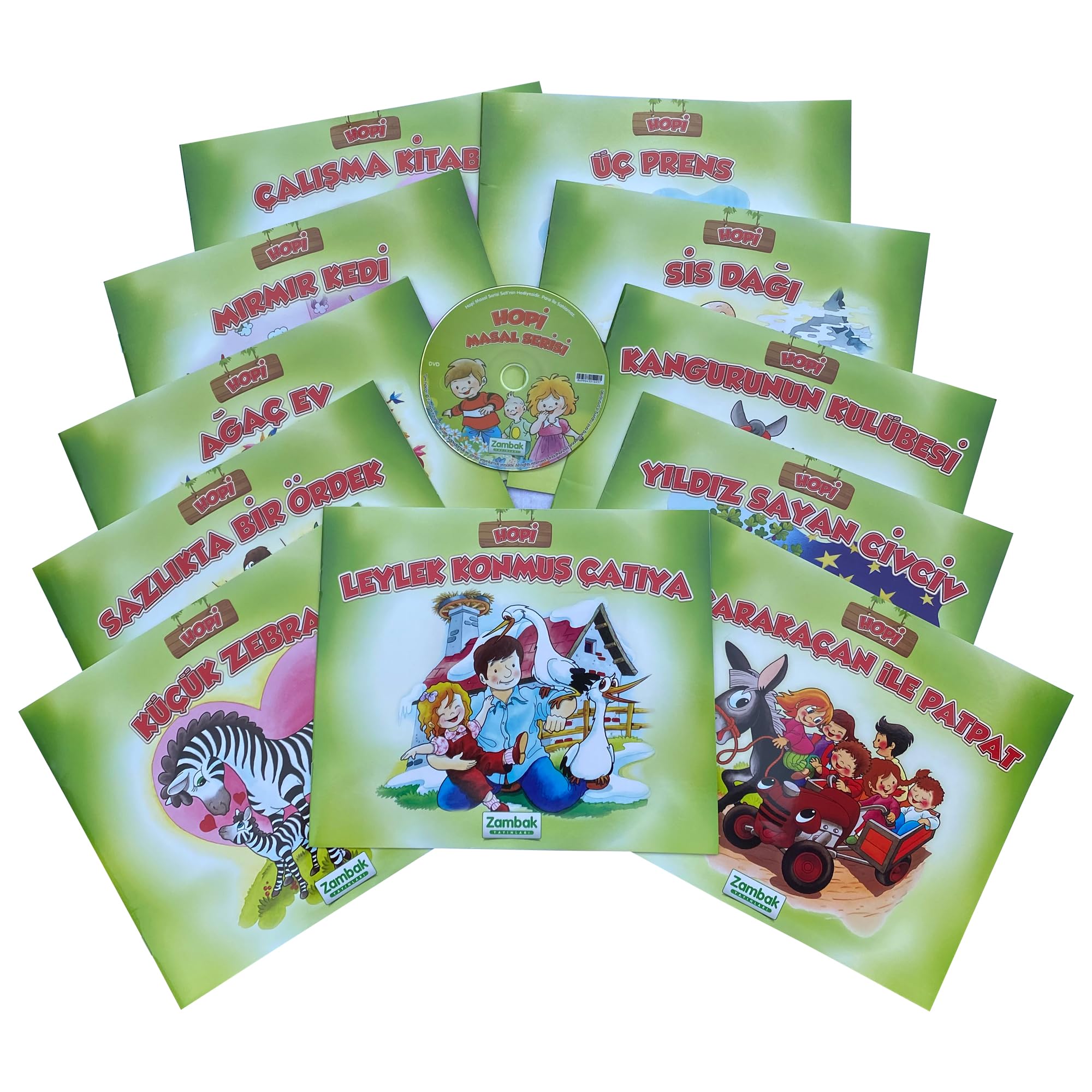 Hopi Masal Serisi 11 Kitap Takim + DVD Books