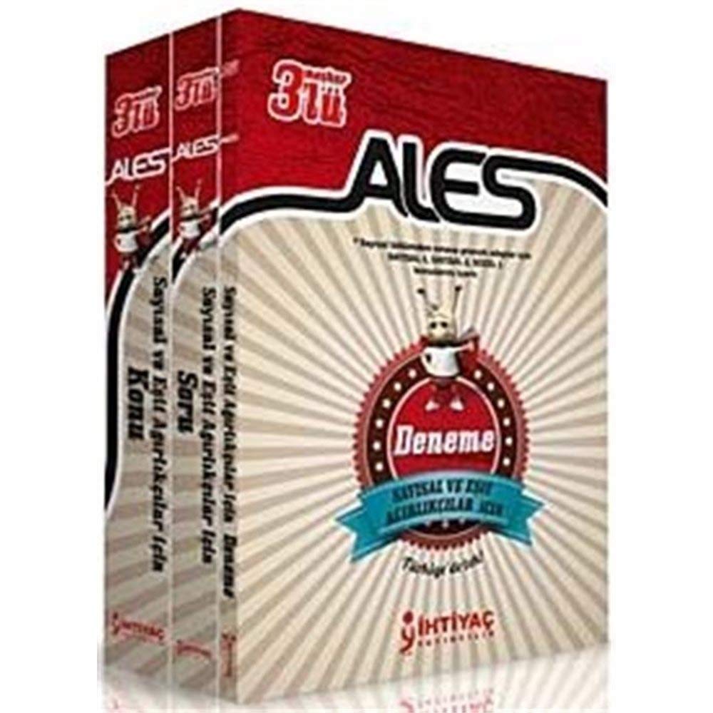 2014 ALES 3'lü Konu-Soru-Deneme Seti (Sayısal ve Eşit Ağırlık) Books