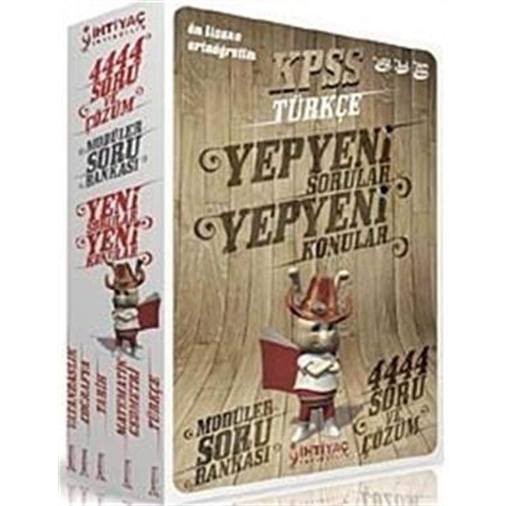 2014 KPSS Ön Lisans-Ortaöğretim 4444 Soru ve Çözüm Modüler Soru Bankası Books