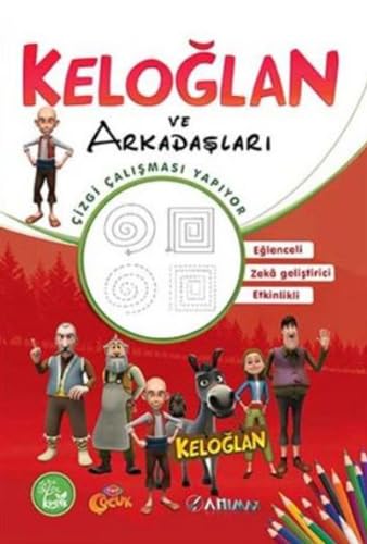 Keloğlan ve Arkadaşları Çizgi Çalışması Yapıyor: Eğlenceli, Zeka Geliştirici, Etkinlikli Contemporary literature Books