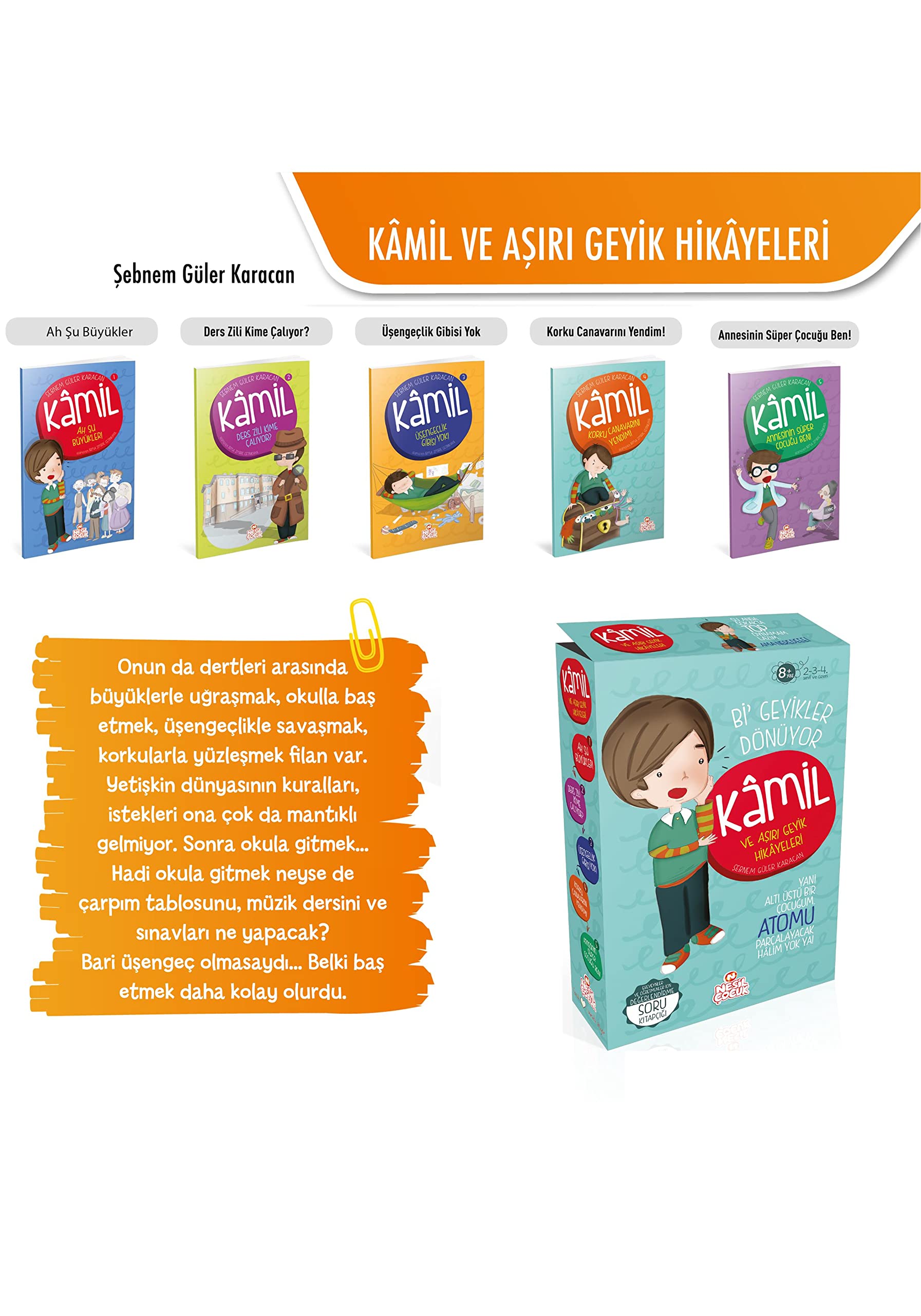 Kamil ve Aşırı Geyik Hikayeleri: 5 Kitap Set book