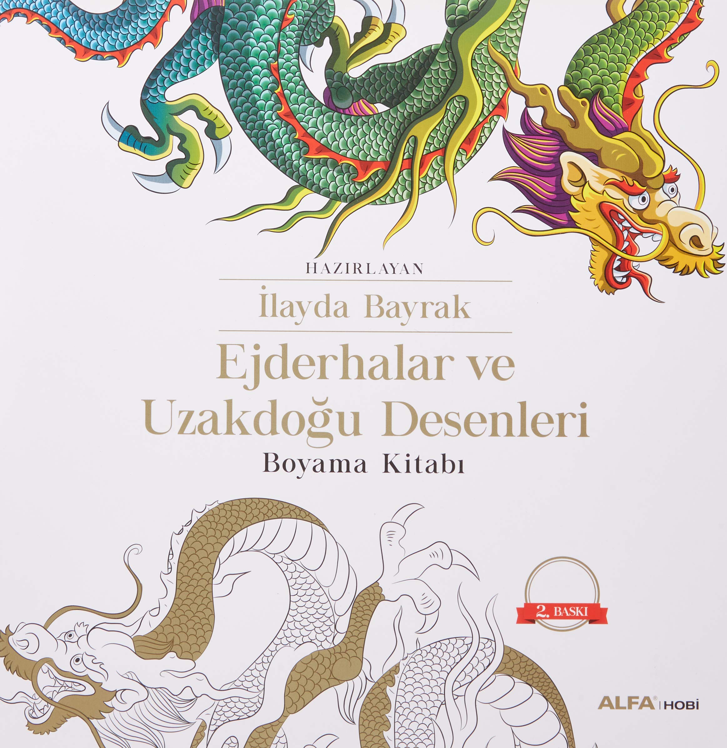 Ejderhalar ve Uzakdogu Desenleri Boyama Kitabi Contemporary literature