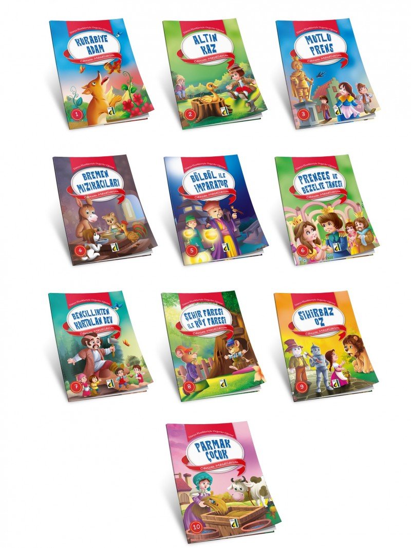 Canim Masallarim Seti 10 Kitap Takim Fairy Tales & Legends