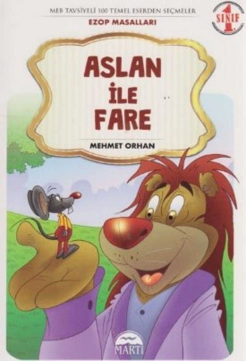 Aslan Ile Fare 1. Sinif Ezop Masallari Children's books