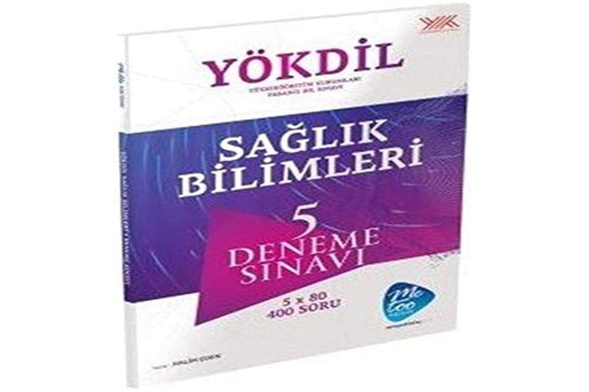 YÖKDİL Sağlık Bilimleri 5 Deneme Sınavı (9609) Books