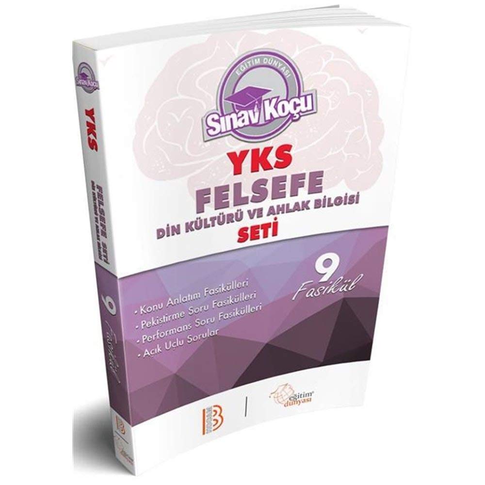2018 YKS Sınav Koçu Felsefe-Din Kültürü ve Ahlak Bilgisi Anlatımlı Soru Fasikül Seti Books