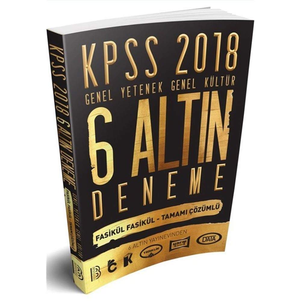 2018 KPSS Genel Yetenek Genel Kültür Tamamı Çözümlü 6 Altın Deneme Books
