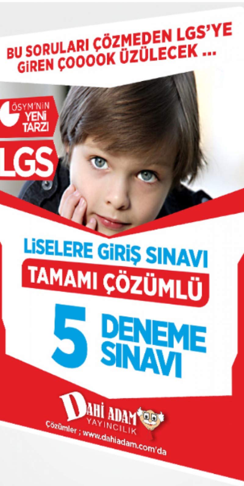 LGS Tamamı Çözümlü 5 Deneme Sınavı Books