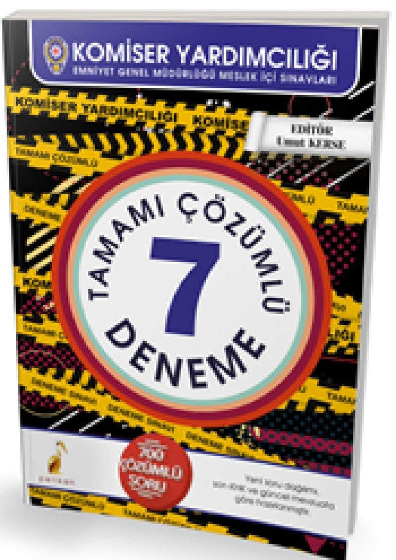 Komiser Yardımcılığı 7 Çözümlü Deneme Sınavı Learning & Reference