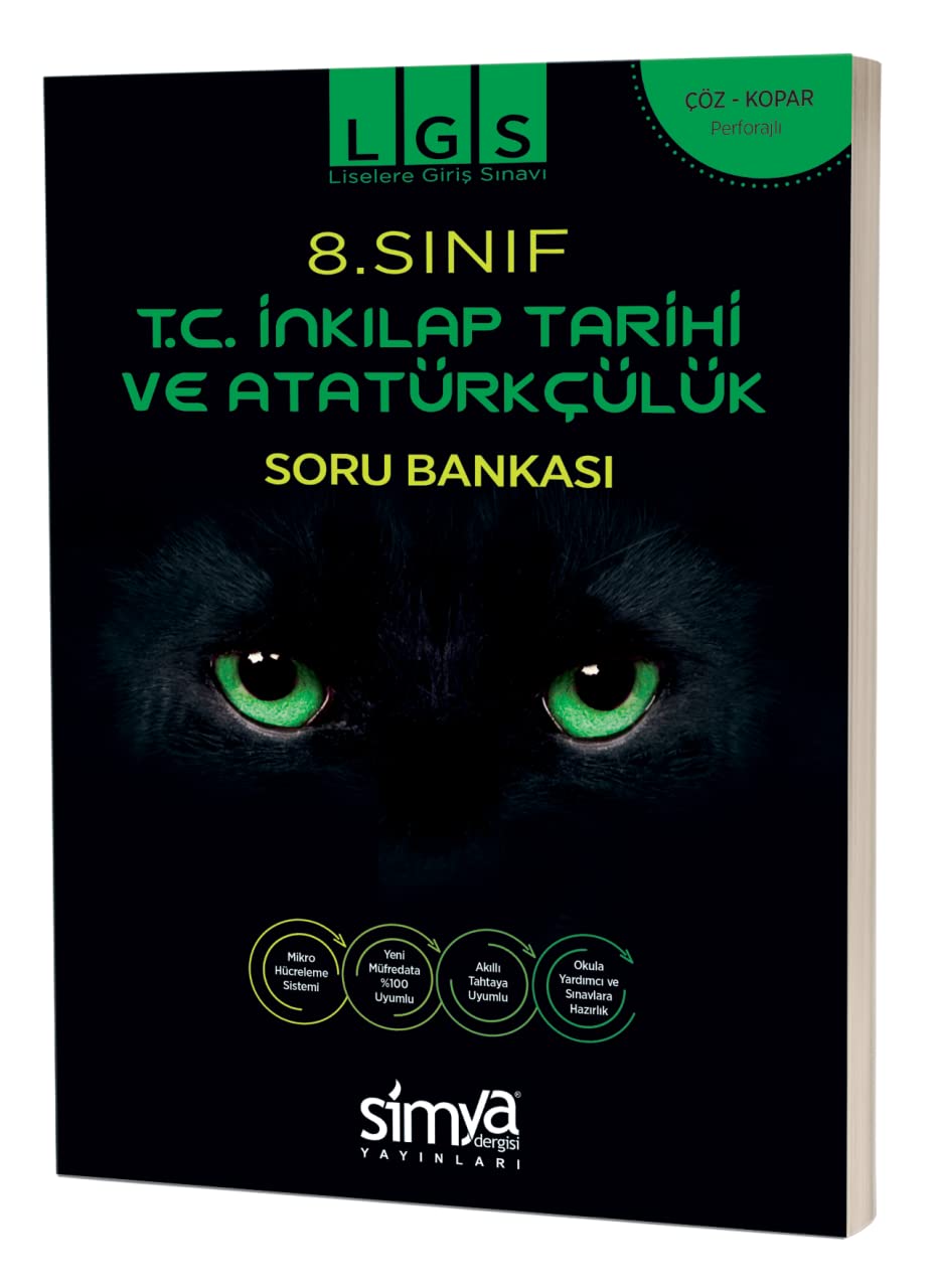 Simya Dergisi Yay?nlar? 8. S?n?f LGS T.C. ?nk?lap Tarihi ve Atat?rk??l?k Soru Bankas? Simya Dergisi book